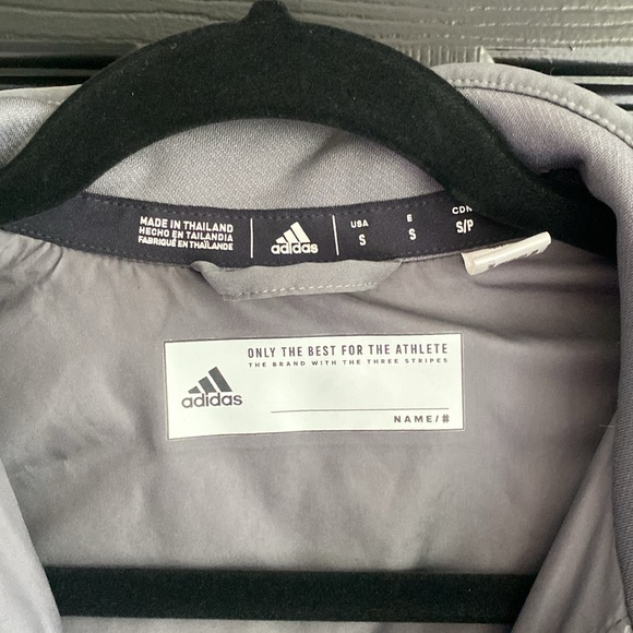 Men's adidas Texas A&M Midweight Full-Zip Gray Jacket-Size S - Picture 4 of 8